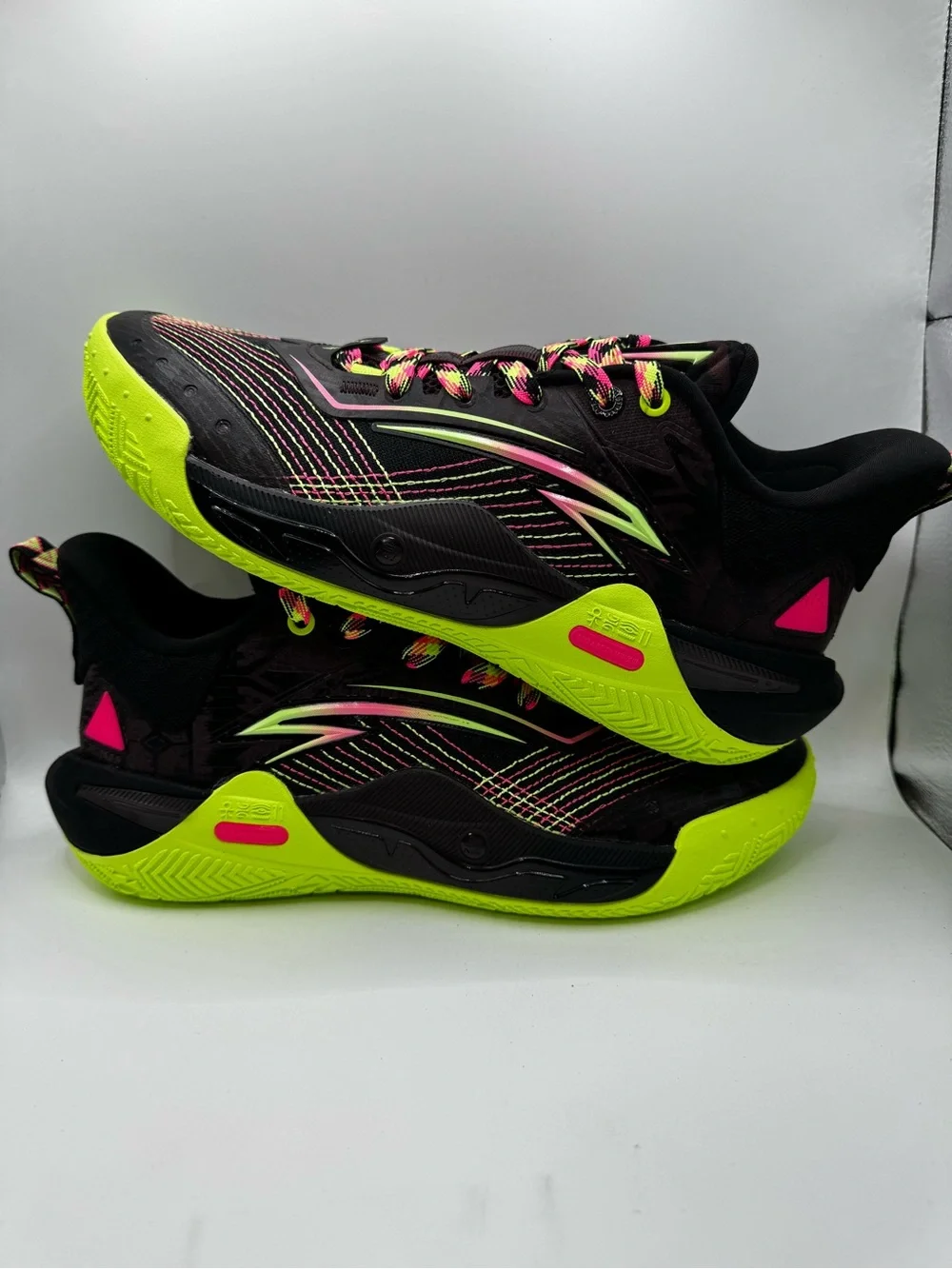 Men’s Kai 1 Speed Basketball Shoe — Black/Neon Yellow